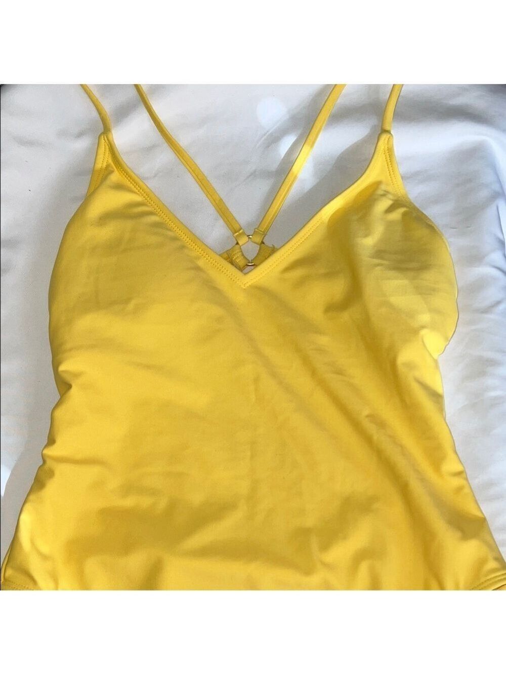 Shade & Shore Yellow Swim Suit